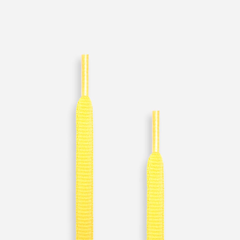 Volt Yellow Oval Shoelaces Strapz Premium Sneaker Laces