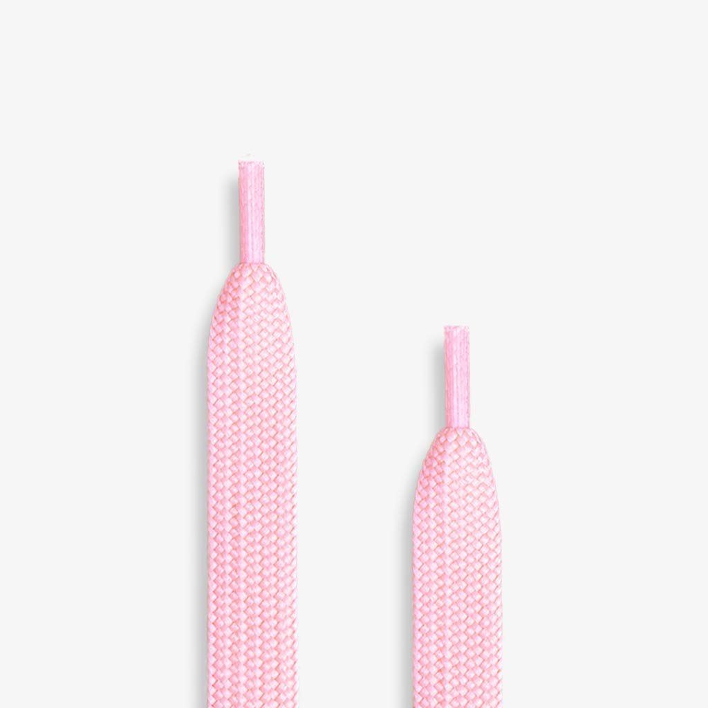 Pink Chunky Wide Shoelaces - Strapz Premium Sneaker Laces Pink Chunky Wide Shoelaces - Strapz Premium Sneaker Laces