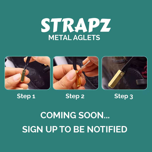 Metal Aglets - Removable Screw Fixing - Gold